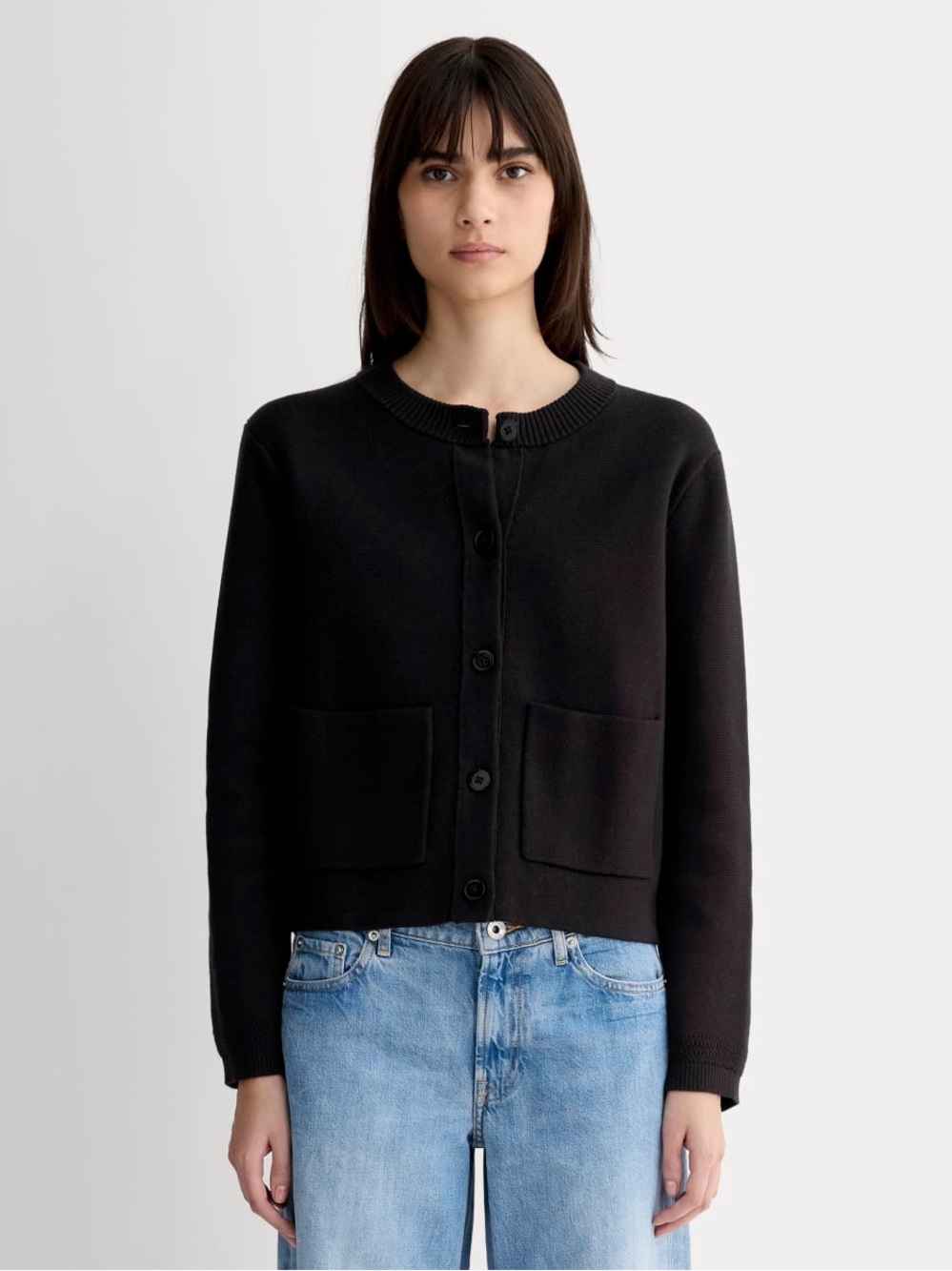 THE CREW CARDIGAN IN EVERYDAY COTTON